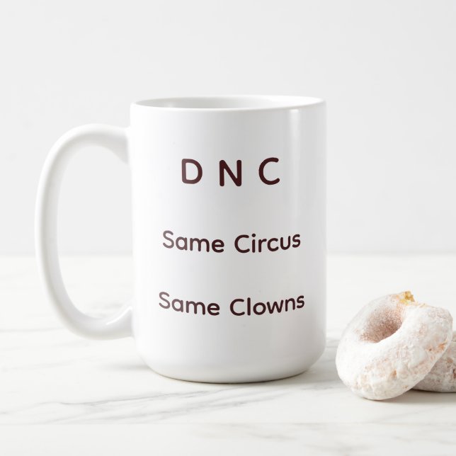 Taza De Café El circo del DNC (Con donut)