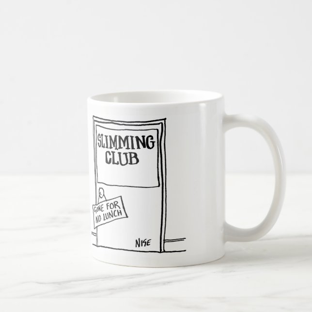 Taza De Café El club de natación tiene un Rótulo que dice "Se f (Derecha)