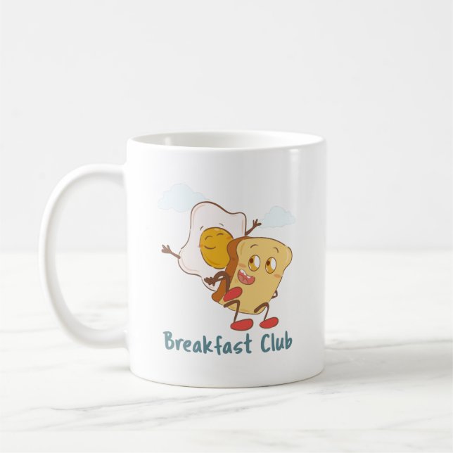 Taza De Café El Club del Desayuno - Comida divertida (Izquierda)