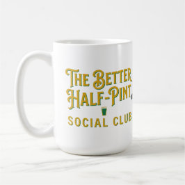 Taza De Café El Club Social Mejor Medio Pinta Pub Irlandés Vint