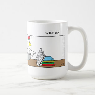 Taza De Café El cocinar divertido del pollo de la mamá