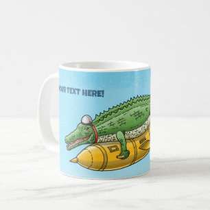 Taza De Café El Cocodrilo Cohete