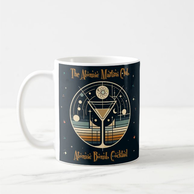 Taza De Café El cóctel de la bomba atómica del atómico Club Mar (Izquierda)