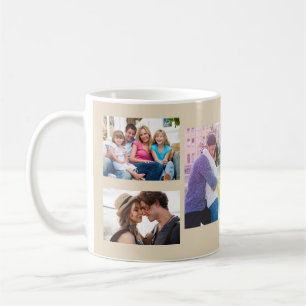 Taza De Café El collage de fotos hace el suyo propio