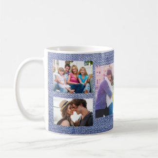 Taza De Café El collage de fotos hace el suyo propio