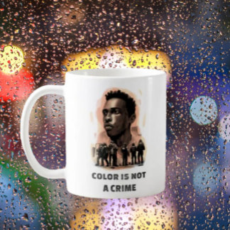 Taza De Café El Color No Es Un Crimen - Clásico De Conciencia D
