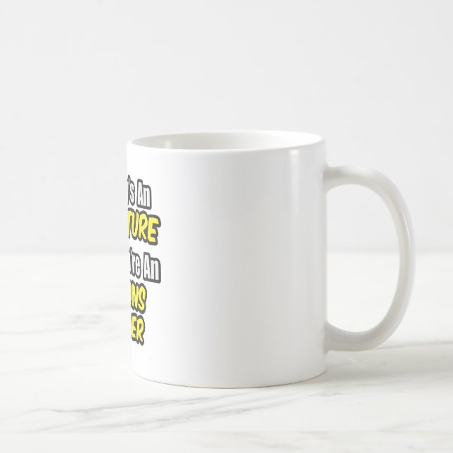 Taza De Café El comerciante de opciones de Adventure. (Derecha)