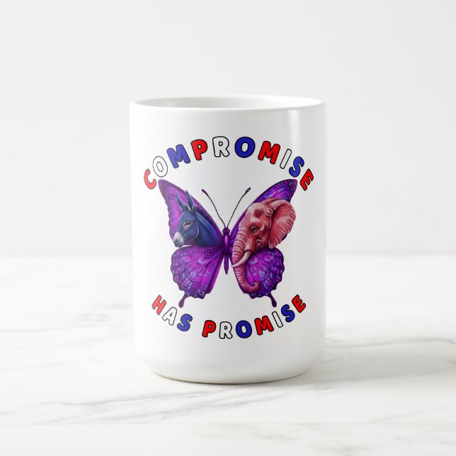 Taza De Café El compromiso ha prometido (Centro)