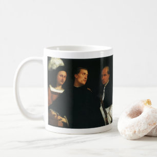 Taza De Café El Concierto de Tiziano Arte Antiguo Renacentista
