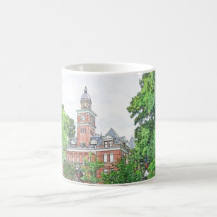 Taza De Café El condado de Henry Courthouse_ París, TN USA_Mug