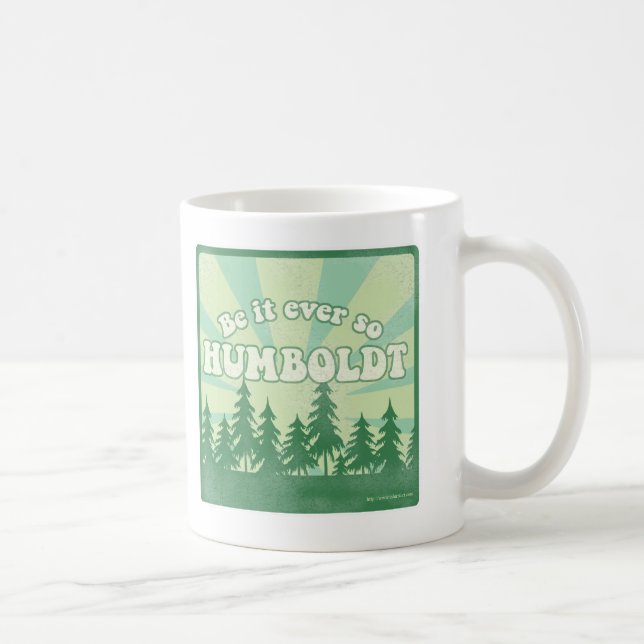 Taza De Café El condado de Humboldt divertido (Derecha)
