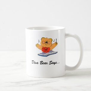 Taza De Café El conducir de DivaBear