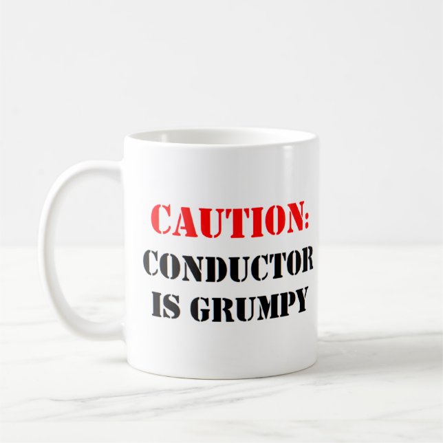 Taza De Café el conductor es gruñón (Izquierda)