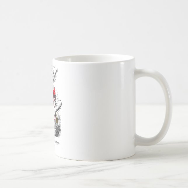 Taza De Café El conejo blanco (Derecha)