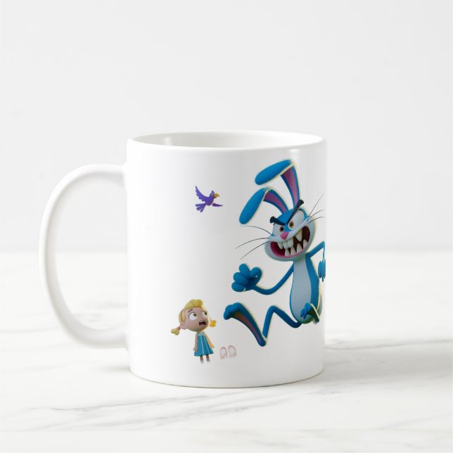 Taza De Café El conejo enojado  (Izquierda)