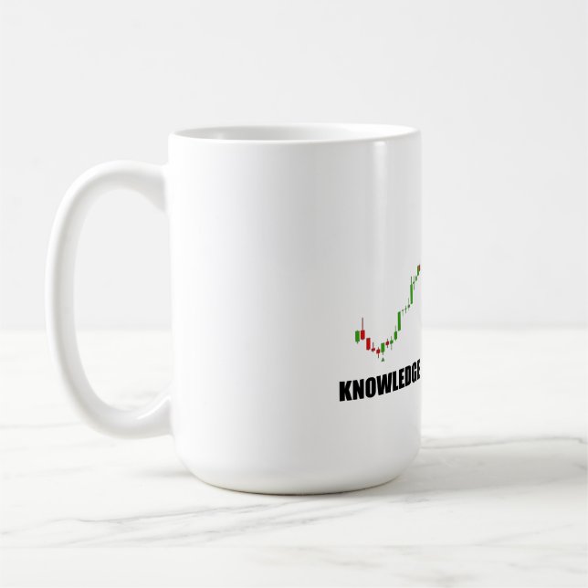 Taza De Café El Conocimiento Forex Es Un Mug De Beneficio (Izquierda)