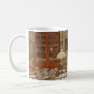 Taza De Café El conseguir listo para un juego