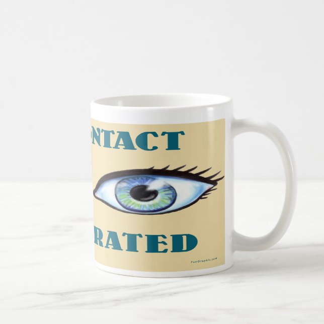 Taza De Café El contacto visual está sobrevalorado (Derecha)