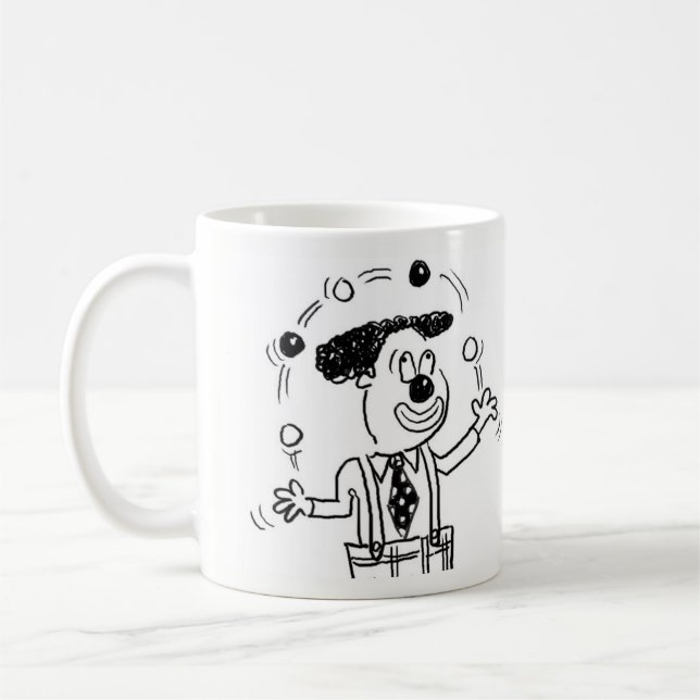 Taza De Café El contrabandista de payasos de circo está malabar (Izquierda)
