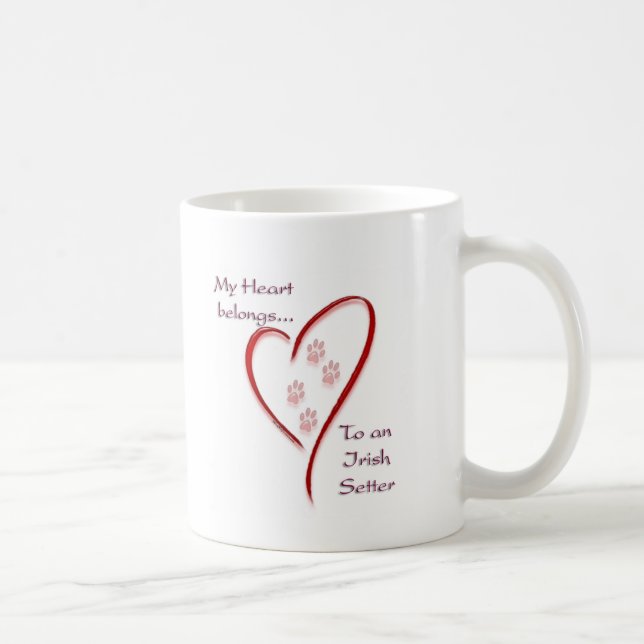 Taza De Café El corazón del asentamiento irlandés pertenece (Derecha)