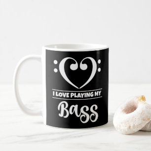 Taza De Café El corazón limpio y macabro me encanta jugar a mi