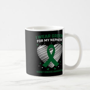 Taza De Café El Corazón Que Uso Es Verde Para Mi Enfermedad Ren