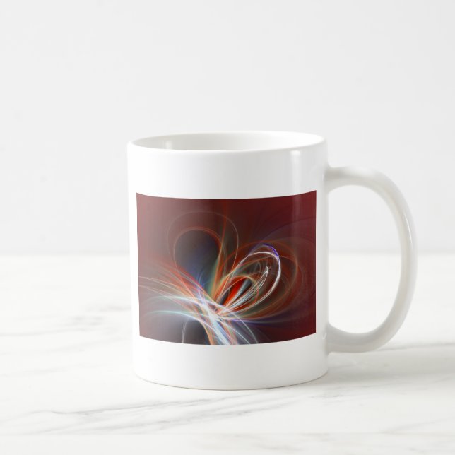 Taza De Café el corazón se incendia (Derecha)