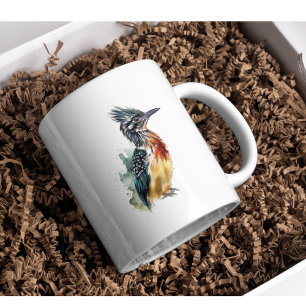 Taza De Café El Corredor Pintado, Correcaminos Acuarela