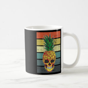 Taza De Café El cráneo de piña de Aloha se extiende por el esqu