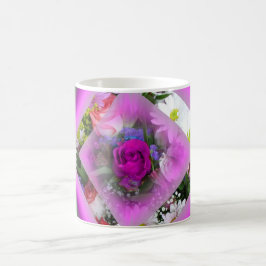 Taza De Café El crear color de rosa