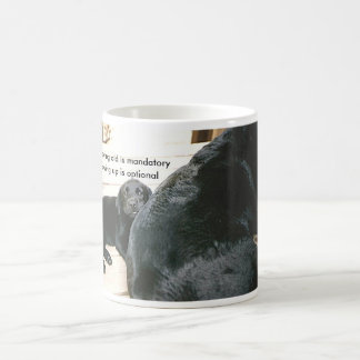 Taza De Café El crecimiento viejo es el crecer obligatorio es