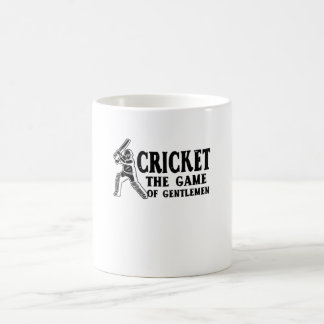 Taza De Café El críquet es el juego de caballeros