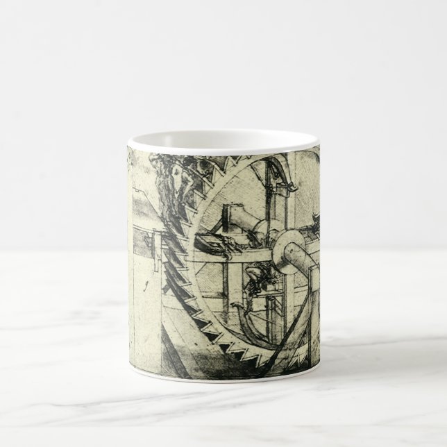 Taza De Café El crucifijo alimentado con cruces de Leonardo da  (Centro)