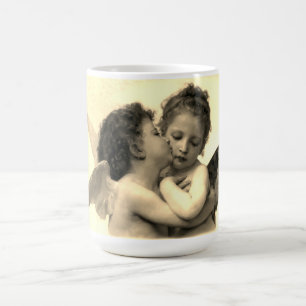Taza De Café El cuadro El primer beso de William Bouguereau