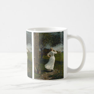 Taza De Café El cuerno de la cena de Winslow Homer