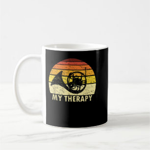 Taza De Café El Cuerno Francés Es Mi Terapia Futbolista Francés