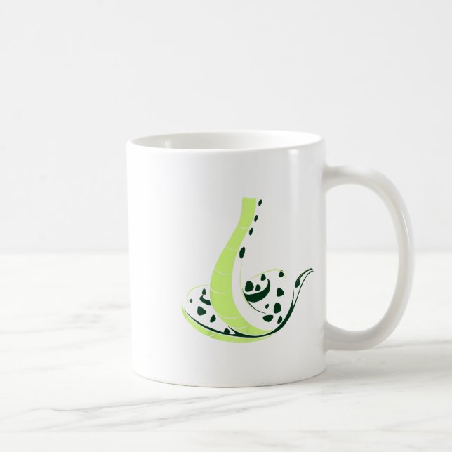 Taza De Café El cuerpo de la serpiente disfraz Diversión fácil  (Derecha)