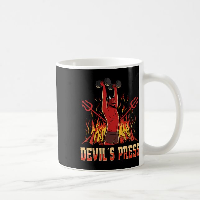 Taza De Café El cuerpo de prensa de Satan Devil (Derecha)