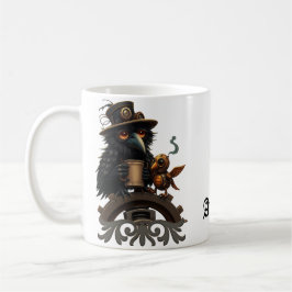 Taza De Café El cuervo impulsado por Café