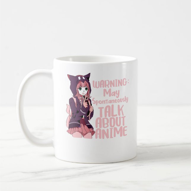Taza De Café El cuidado puede hablar espontáneamente de animado (Izquierda)