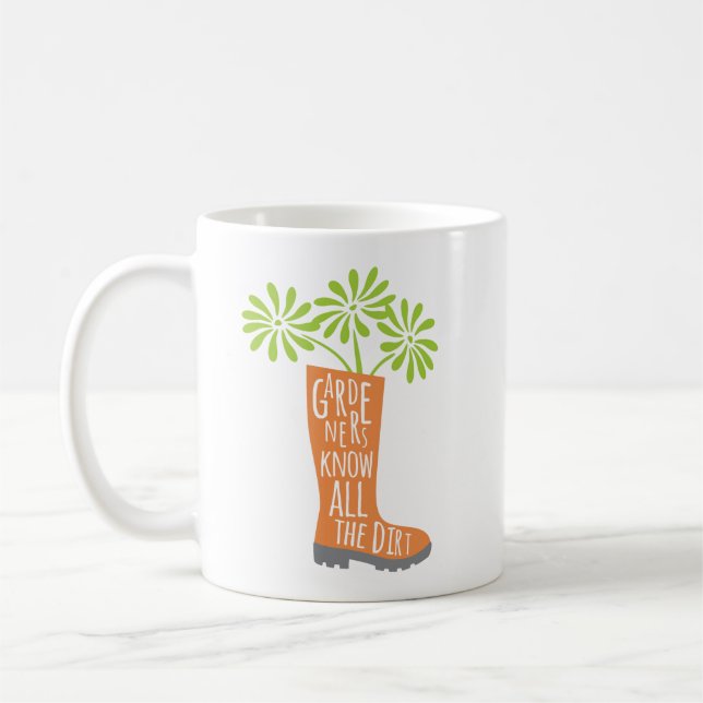 Taza De Café El cultivar un huerto divertido diciendo toda la (Izquierda)