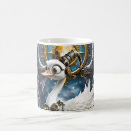Taza De Café El curioso cisne de relojería.