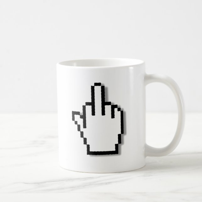 Taza De Café El Cursor del Pájaro (Derecha)