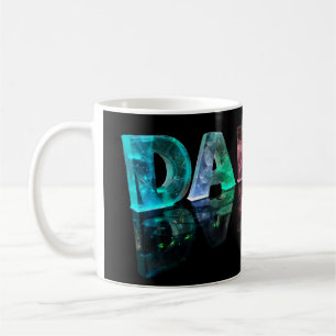 Taza De Café El Daniel conocido en 3D se enciende (la