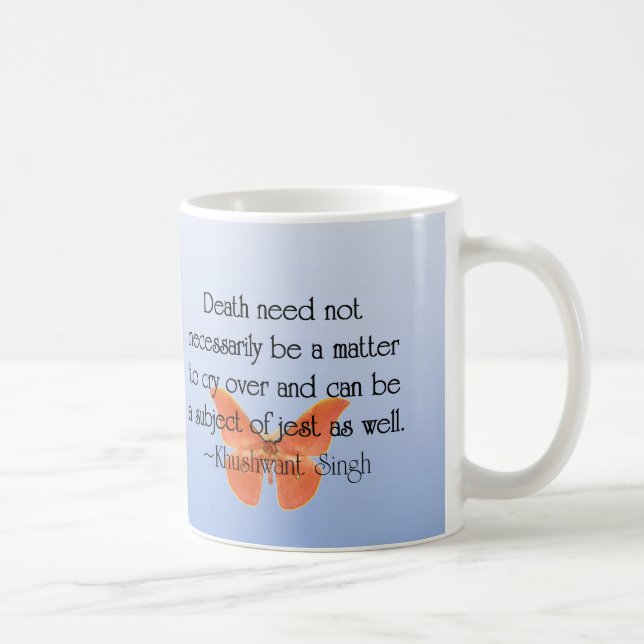 Taza De Café El decir adiós con humor y broma (Derecha)