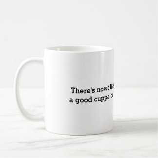 Taza De Café El decir inglés del té+Bandera británica