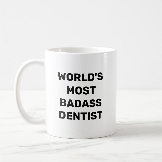 Taza De Café El dentista más malo del mundo (Izquierda)
