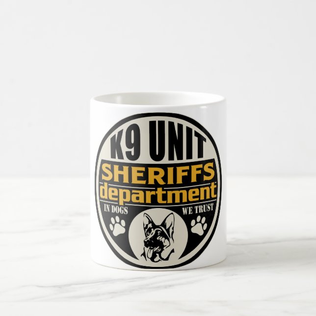 Taza De Café El departamento de sheriff de la unidad K9 (Centro)