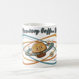 Taza De Café El Descanso de Café Planetario Diseño Retro Espaci