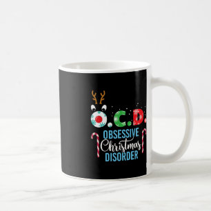 Taza De Café ¡El desorden de los Navidades obsesivos! Reindeer